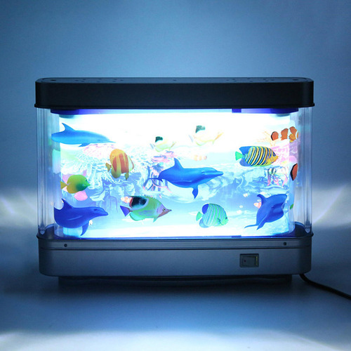 Yn Lámpara De Acuario Falsa Lámpara Decorativa De Acuario