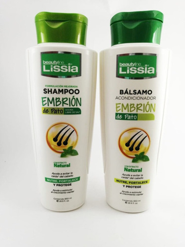 Kit Shampoo+balsamo Empato X800 Lissia - mL a $82