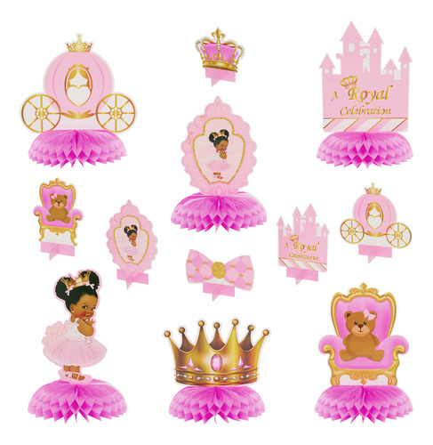 Beyumi 12 Piezas De Centro De Mesa Con Temtica De Princesa R