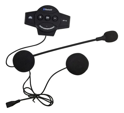 Intercomunicador Bt12 Auriculares Casco Bluetooh 