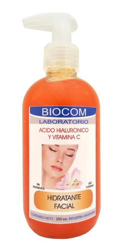 Hidratante Facial Acido Hialuronico Vitamina C  X 250 Biocom