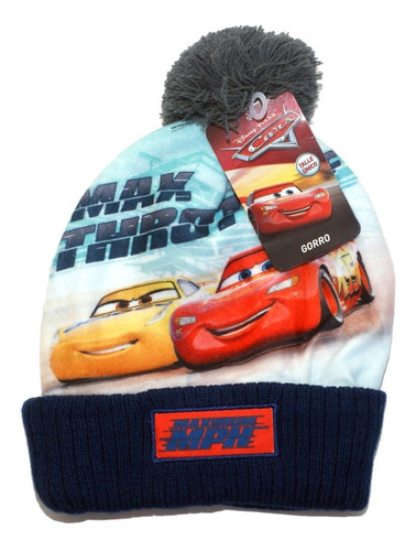 Gorro Cars Rayo Mc Quen Disney Original Lana Strech Invierno