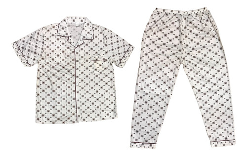 Pijama Franela Hombre Conjunto Camisa Y Pantalón 