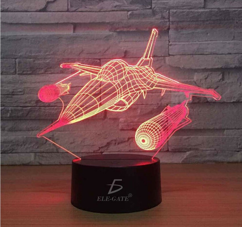 Lampara Nocturna Led Rgb Acrilico 3d Varios Modelos