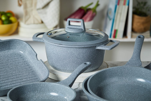 Imagen 5 de 10 de Maestro De Cocina- Set Completo X5 Cerámica Antiadherente