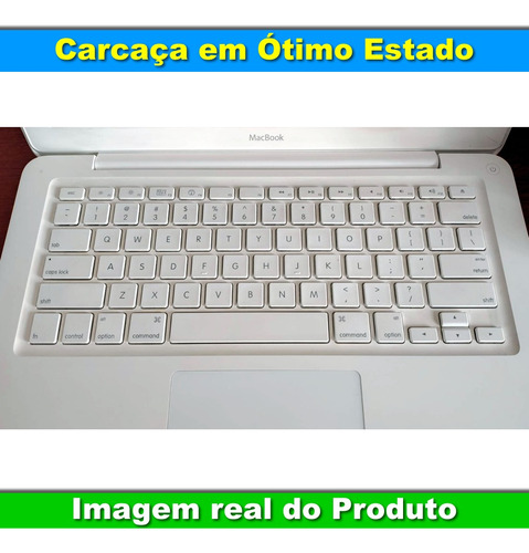 Macbook A1342 Notebook Funcionando Com Memória 4gb E Linux Branco (Usado)