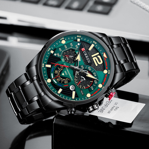Reloj Curren 8395bkgr Negro Hombre