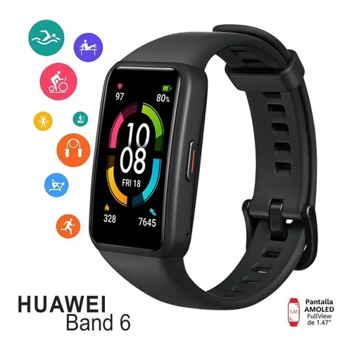 Reloj Huawei Band 6 con Oxímetro - Unisex - S/.199 - NikoStore Perú