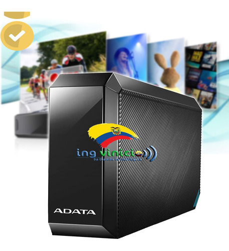 Disco Duro Externo Adata Usb 3.2 6tb 3.5'' Soporta Tv Video