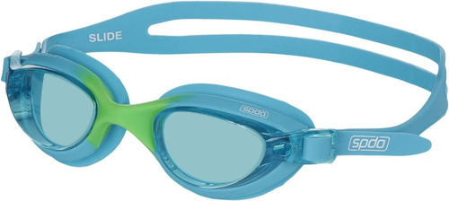Óculos Natação Speedo Slide Azul Caribe Lente Azul - Unissex