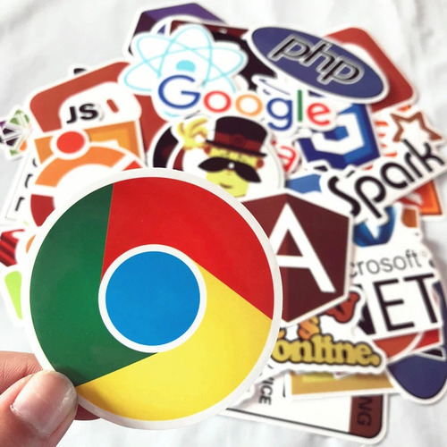 Set Calcomanias 50 Stickers Logos Lenguajes De Programacion