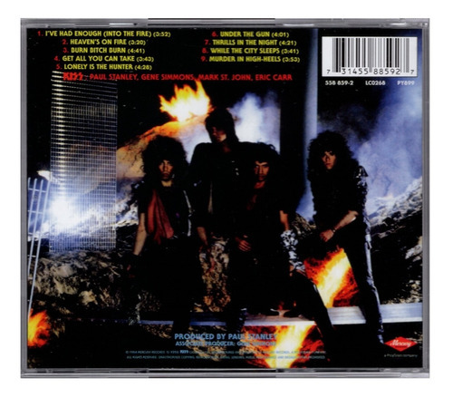Kiss - Animalize - Disco Cd (09 Canciones)