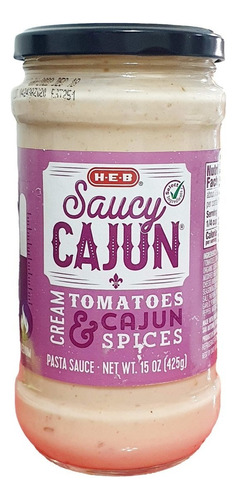 SALSA SAUCY CAJUN Hill Country Fare SAUCY CAJUN en frasco 425 g 2 u pack x 2