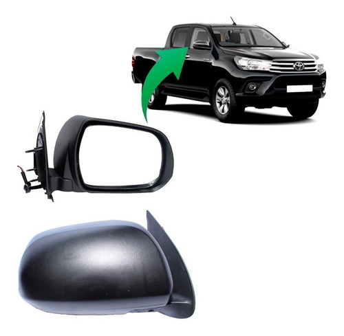 Espejo Derecho Para Toyota Hilux 2012 2015 Eléctrico 