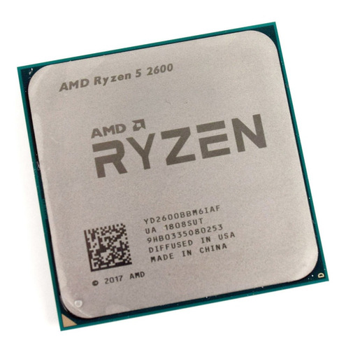 Processador AMD Ryzen 5 2600 6 núcleos 64 GB