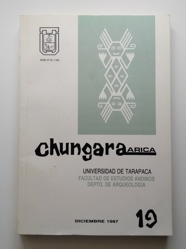 Revista Chungara (arica) N° 19 1987. J S03