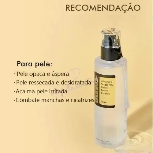 Essência de Caracol COSRX Advanced Snail 96 Mucin Power Essence Para Rosto