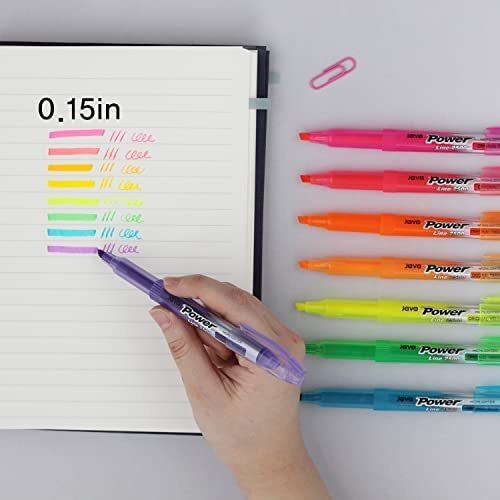 Resaltador, Marcador Java Pen Power Line 8 Colores 1 Juego