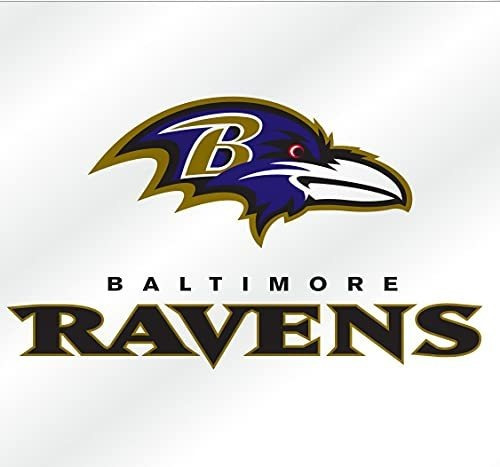 Baltimore Ravens Ventana Cling De La Etiqueta.