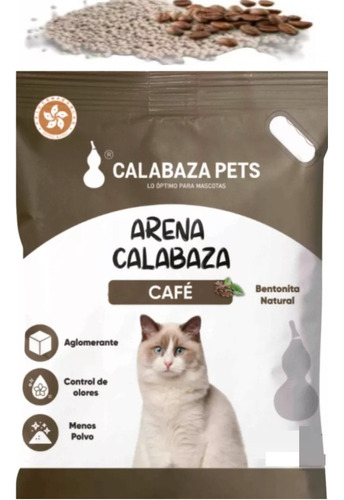 Arena Para Gato Calabaza Pets Cafe Lavanda Vainilla4.5 Kg