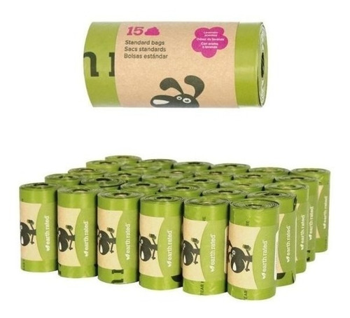 Imagen 1 de 9 de Bolsas Biodegradables Para Perros - Pack X30 Rollitos 