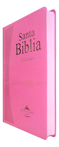 Biblia Reina Valera 1960.c/ Concordancia.col Rosa. Letra Com