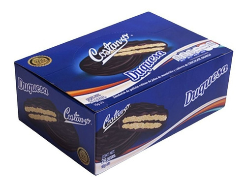 Galleta Duquesas Sabor Chocolate Rellena Costanzo 24 Pzs