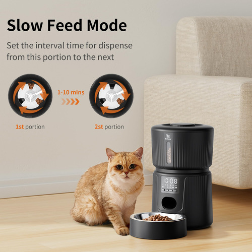 Petory Comedero Automático Para Gatos Dispensador Automático