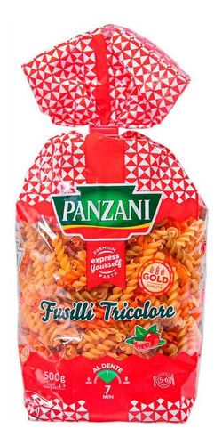 Pasta Panzani Fusilli 3 Colores 500g