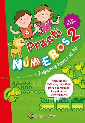 Jugamos Hasta El 50 - Practi Numeros 2 - Con Stickers, de No Aplica. Editorial El Gato de Hojalata, tapa blanda en español