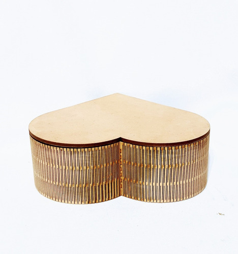 Caja Corazón Bombones San Valentin - Mdf / Fibrofacil