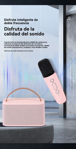 Altavoz Bluetooth Portátil Subwoofer Con Micrófono