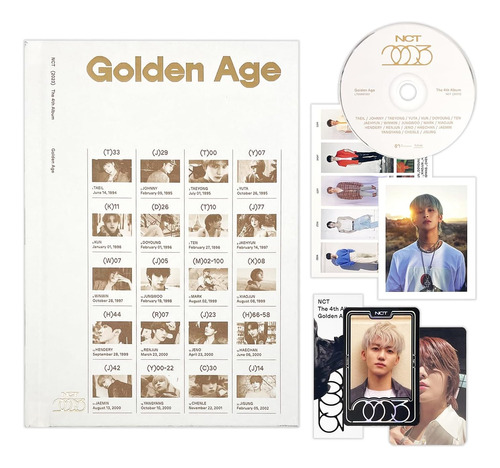 Audio Cd: - Nct - 4th Album [golden Age] (archiving Ver.)...