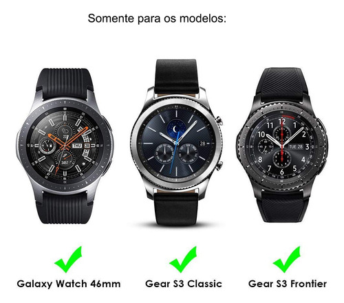 Pelicula Para Gear S3 Frontier Galaxy Watch 46 Vidro Xtglass Modelo Galaxy Watch 46mm