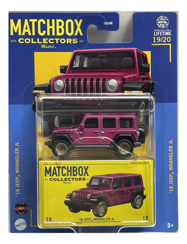 Matchbox Collectors 18 Jeep Wrangler Jl