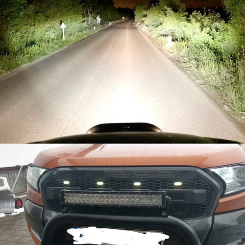 Barra De Luz Led 12 V 24 V 5d Recta Curvada Suv 4wd 4x4