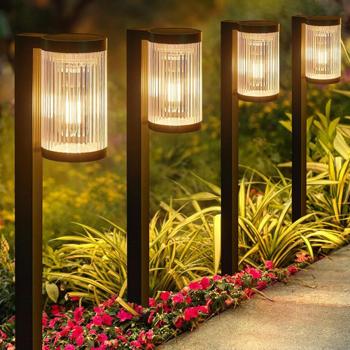 Eleclink Solar Pathway Lights Outdoor, 6 Pack Enhanced Outdo