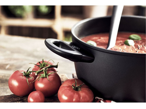 Ballarini® Avola Cacerola Aluminio Con Tapa 20 Cm Color Negro