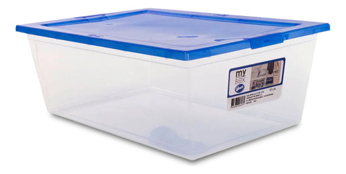 Caja Organizadora 10 Litros Transparente Mybox Wenco