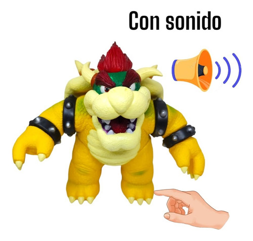 Figuras Bowser Y Peach 30cm Mario Bros