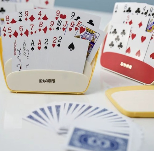 Soporte Para Cartas Estante Juego De Mesa Rojo Cartas