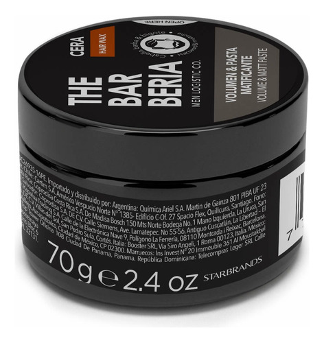 The Barberia Cera Peinar Caballero Volume Cabello Y Barba