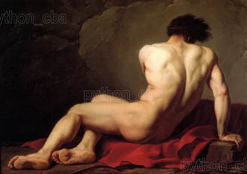 Cuadro Patroclo De Jacques-louis David - Año 1780