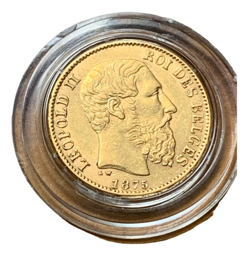 Robmar-belgica De 5,99 Grs Año 1875-20 Francos-24 K