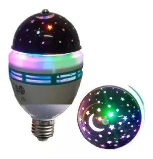 Foco Giratorio Rgb Discoteca Luces Sicodelicas Disco Fiesta