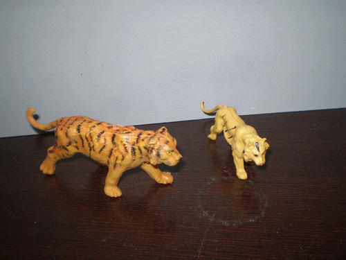 Lote De 6 Antiguos Animales Plastico Soldaditos No Envío