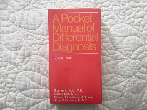 A Pocket Manual Of Differential Diagnosis, Stephen Adler