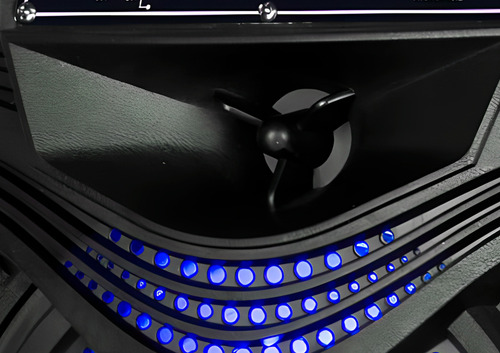 Caixa De Som Bluetooth Usb Portátil Sem Fio 120w Com Controle Led Rgb Função Tws Ca80a Lenoxx