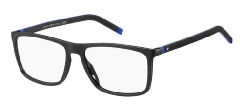 Armação Tommy Hilfiger Th1742 D51 56 Black Blue