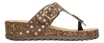 Comprar Sandalias Mujer Gosh Café Casual Plataforma 4cm Slide Dama